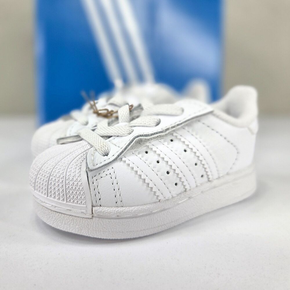 Adidas Originals Superstar II Elastic Lace Toddler Shoes JH9986 Sz 4K